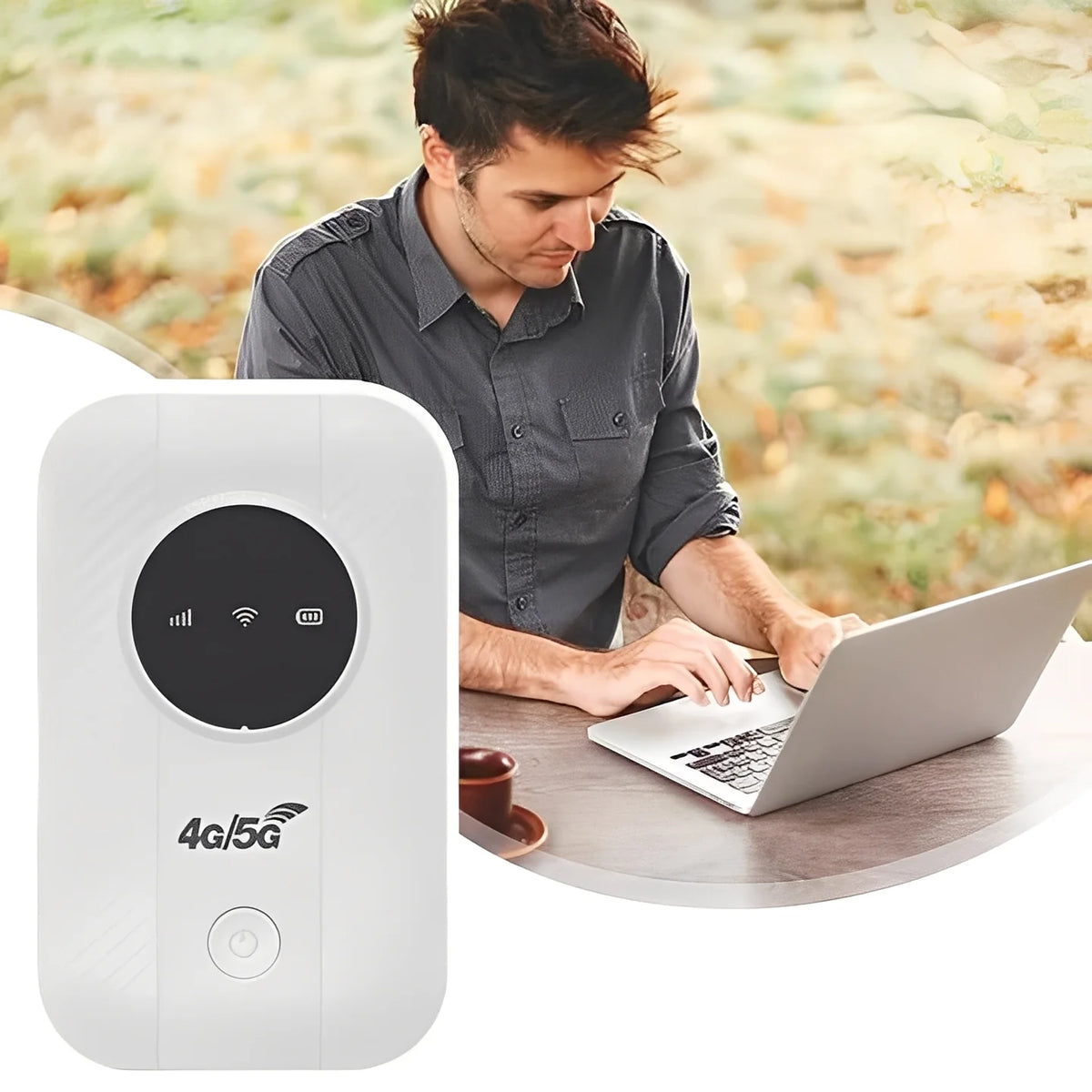 Portable WiFi Router Compact & Secure Multi-Device