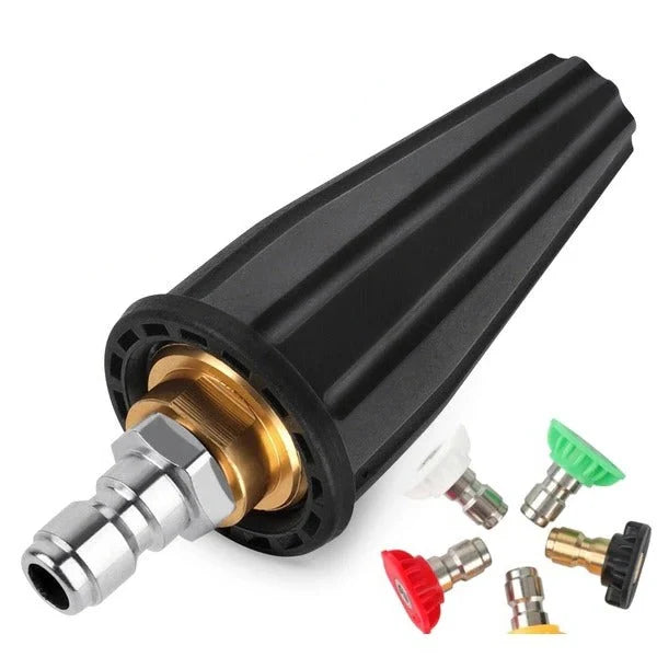 Pressure Washer Nozzle 360 Degree Rotating Brass