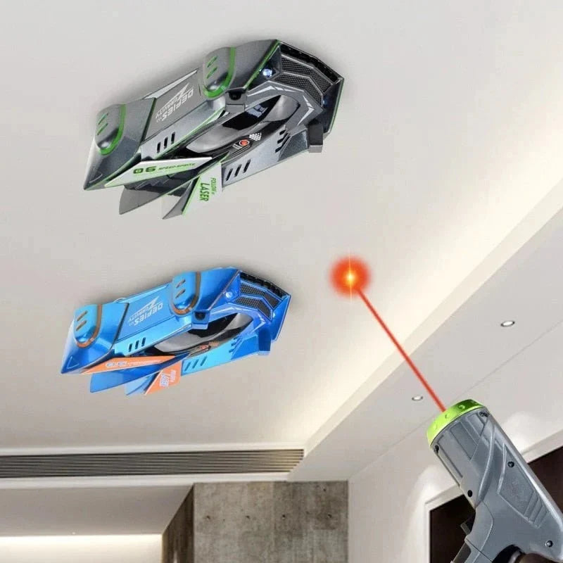 RC Car Wall Climbing Suction Laser Remote Rechargeable