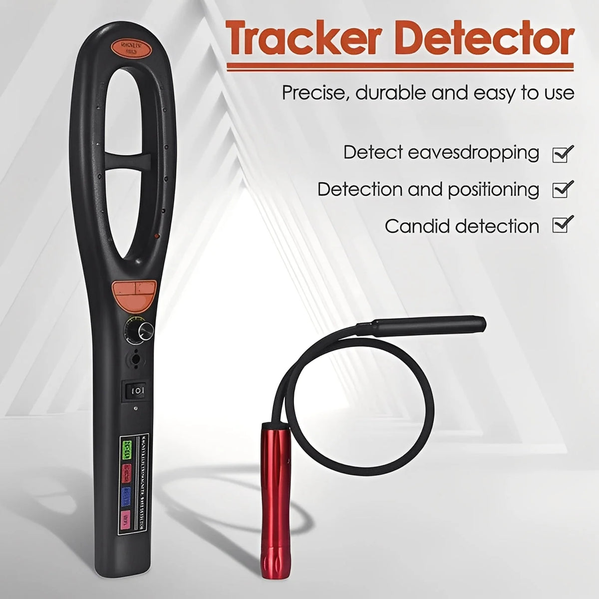 RF Detector Multi-Band Rechargeable USB-C Detachable Probe