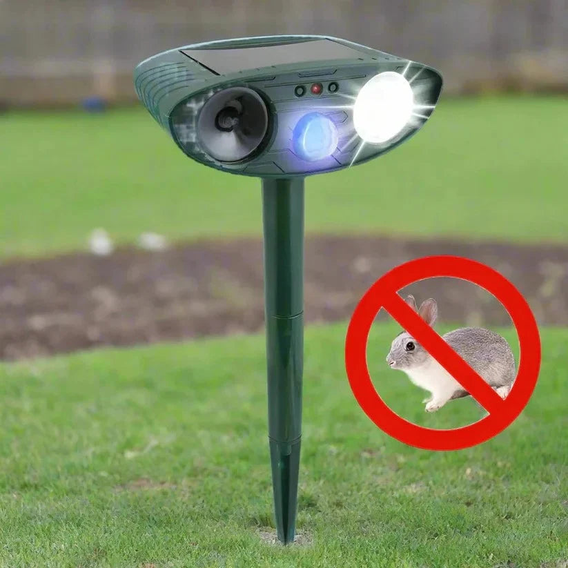Rabbit Repellent Solar Motion Sensor Ultrasonic & LED