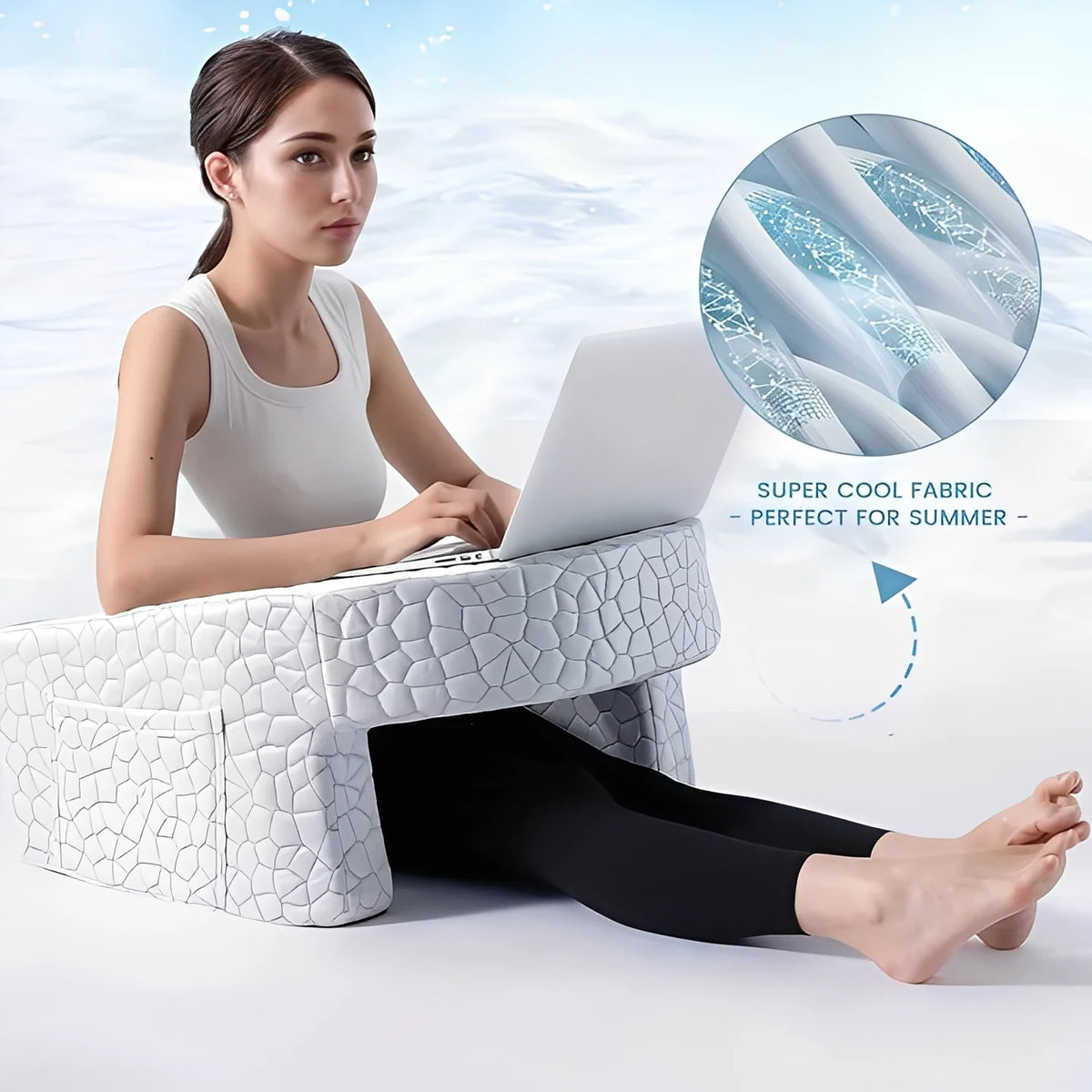 Reading Pillow U-Shaped Memory Foam Washable Cover