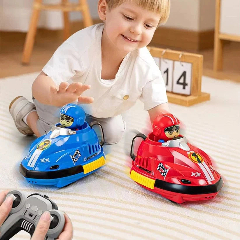 Remote Control Bumper Car Set 2-Pack Independent Remotes