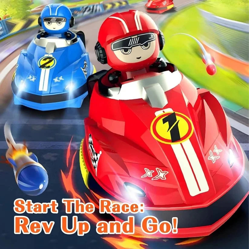 Remote Control Bumper Car Set 2-Pack Independent Remotes