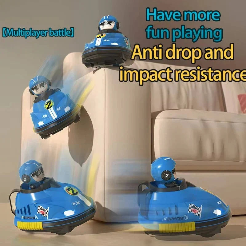 Remote Control Bumper Car Set 2-Pack Independent Remotes