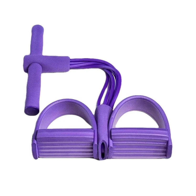 Resistance Band Foot-Pedal Detachable Handles 50 lb
