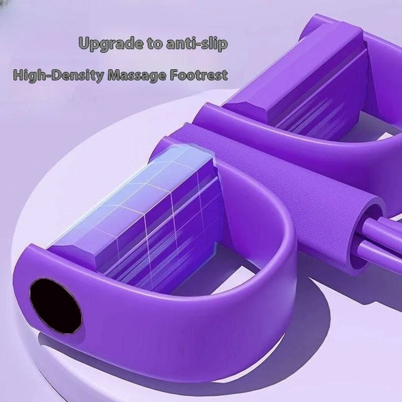 Resistance Band Foot-Pedal Detachable Handles 50 lb