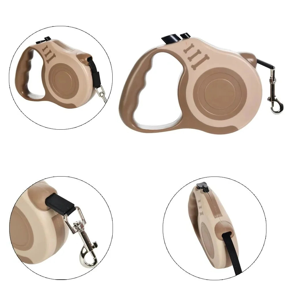 Retractable Dog Leash Ergonomic Grip 16 Ft