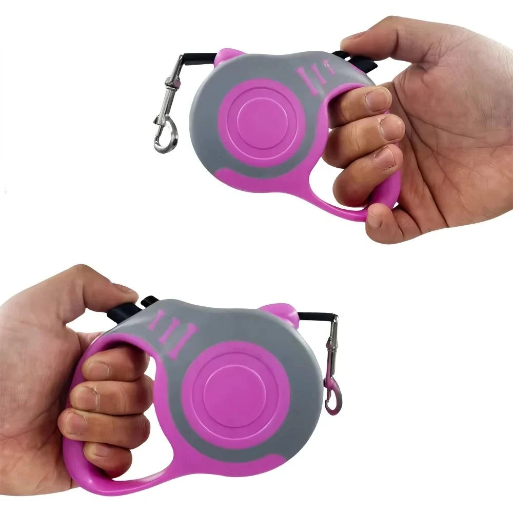 Retractable Dog Leash Ergonomic Grip 16 Ft