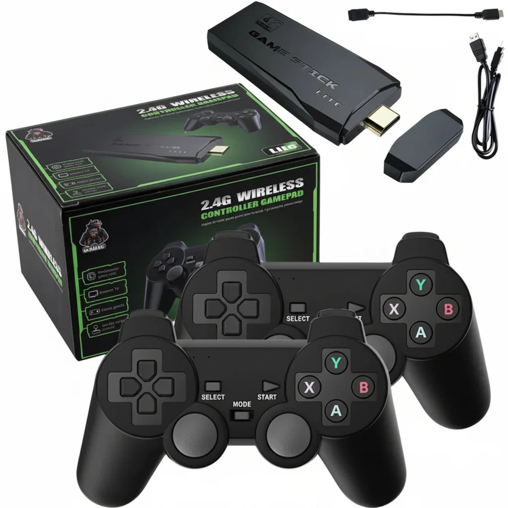 Retro TV Game Console Pre-Loaded 20,000 Games Wireless Controllers