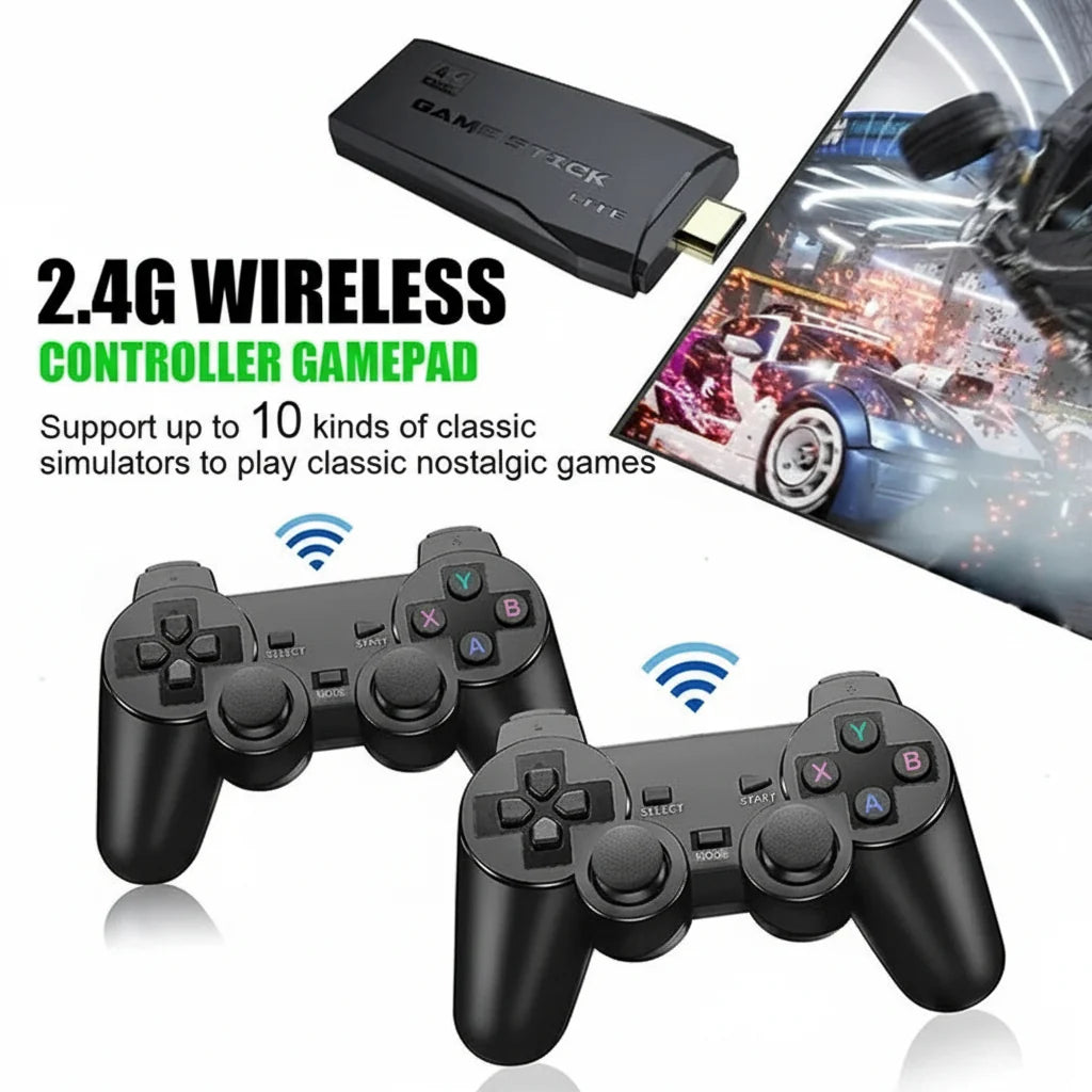 Retro TV Game Console Pre-Loaded 20,000 Games Wireless Controllers