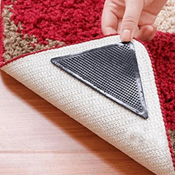 Rug Gripper Pads Transparent Non-Slip Set of 4