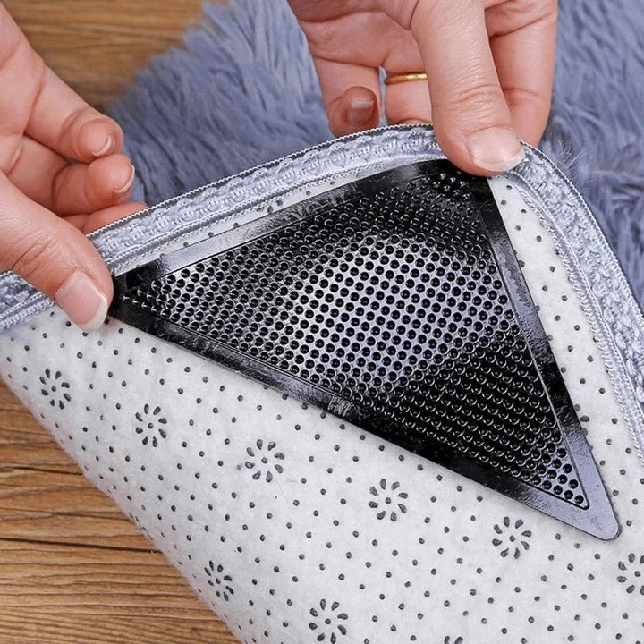 Rug Gripper Pads Transparent Non-Slip Set of 4
