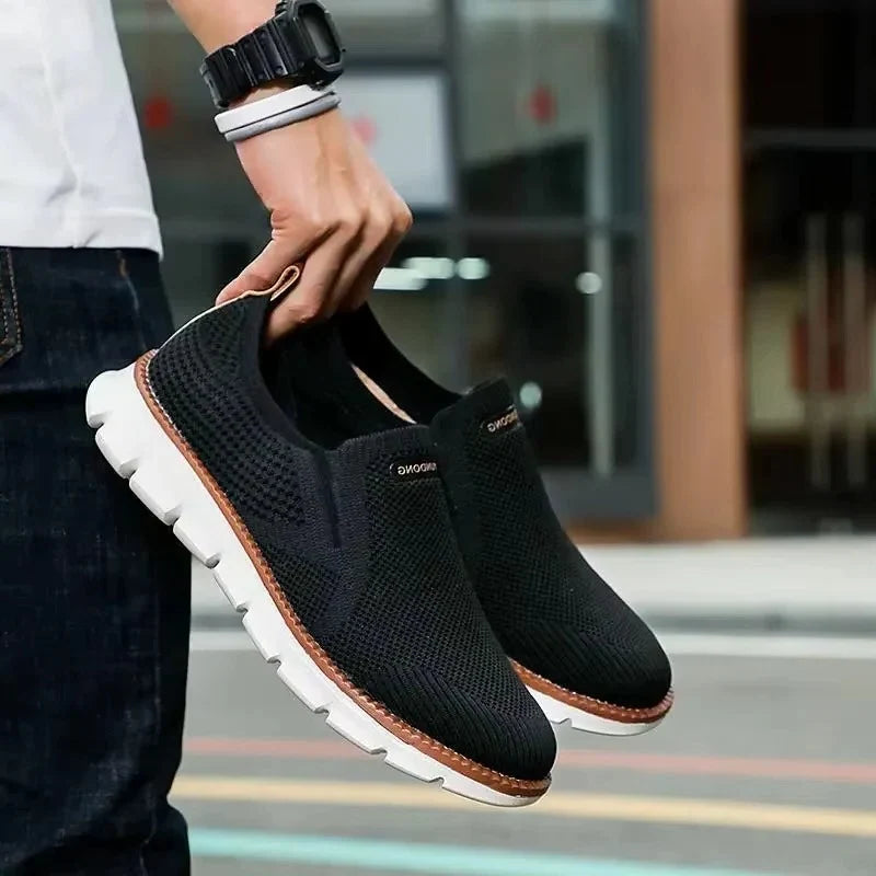 Running Shoes Slip-On Breathable Flexible Sole