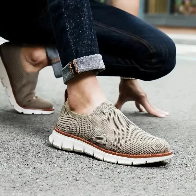 Running Shoes Slip-On Breathable Flexible Sole