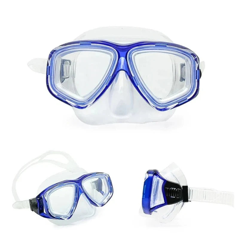 Scuba Mask Tempered Glass Anti-Fog Silicone Seal