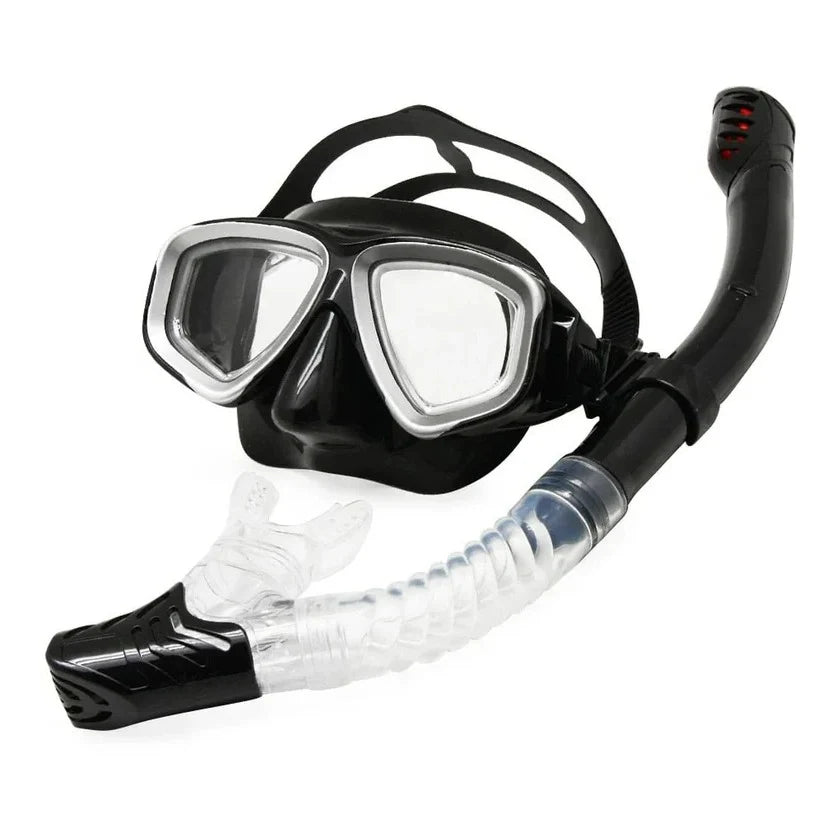 Scuba Mask Tempered Glass Anti-Fog Silicone Seal