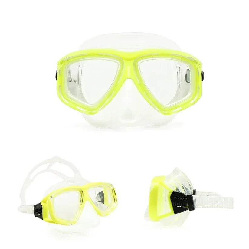 Scuba Mask Tempered Glass Anti-Fog Silicone Seal