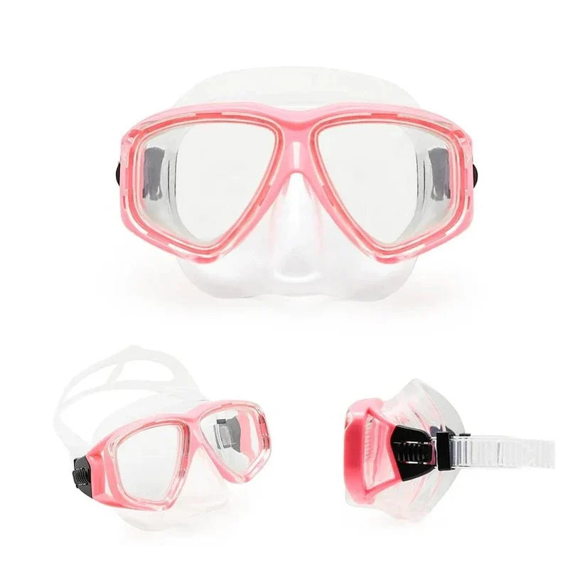 Scuba Mask Tempered Glass Anti-Fog Silicone Seal
