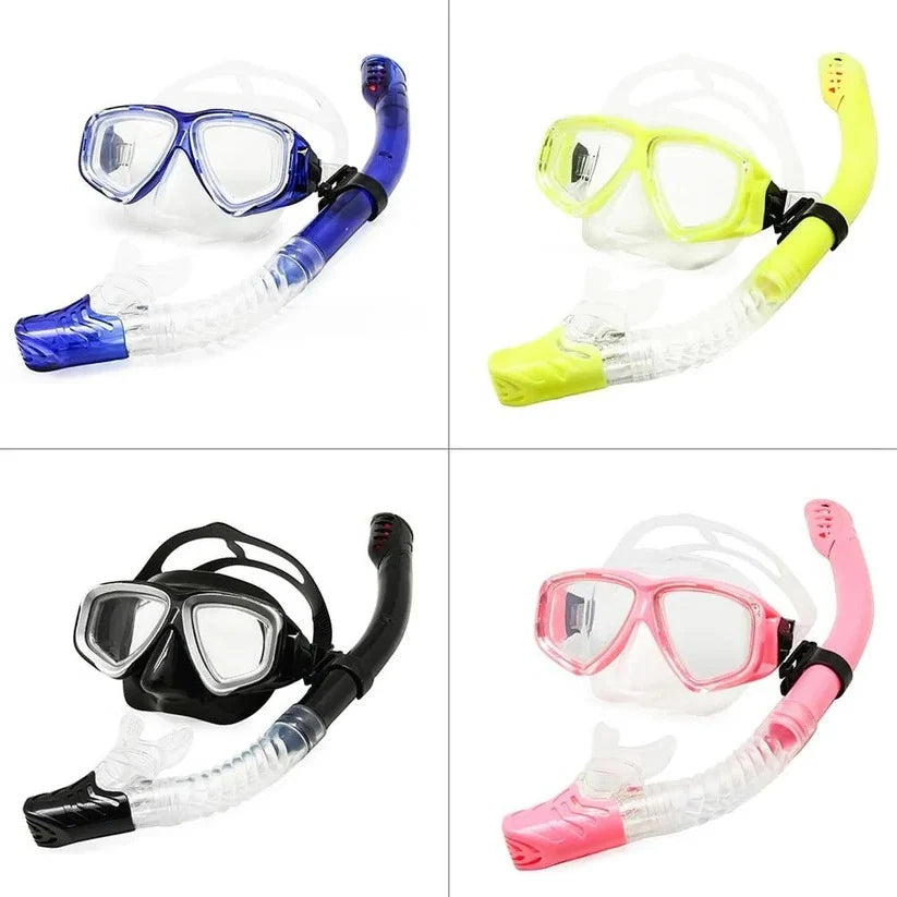 Scuba Mask Tempered Glass Anti-Fog Silicone Seal