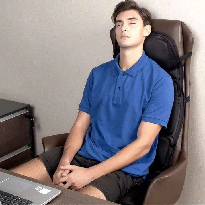 Seat Massage Cushion Heated 8 Modes Portable