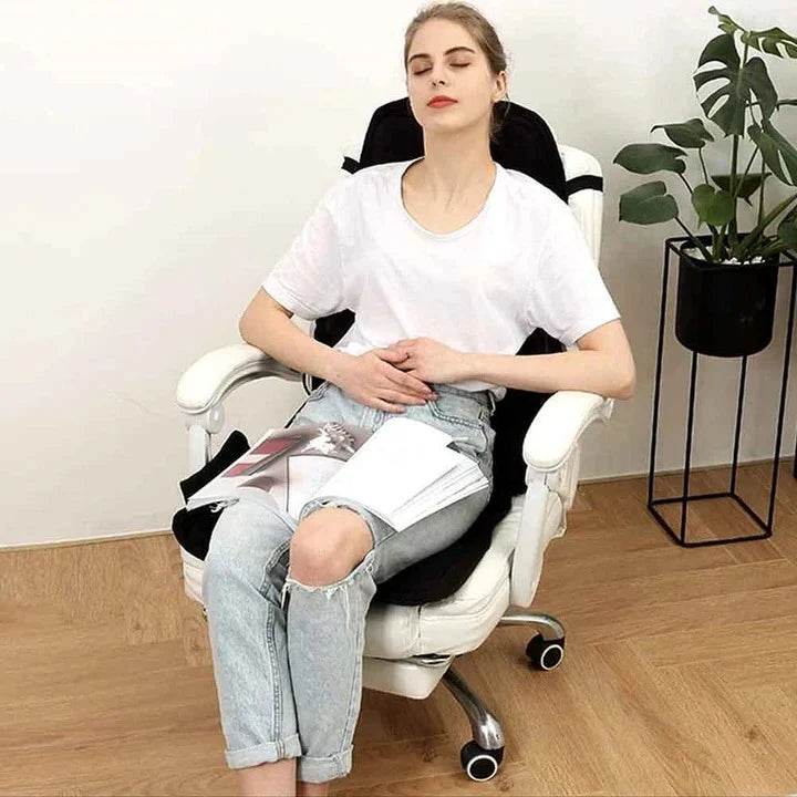 Seat Massage Cushion Heated 8 Modes Portable