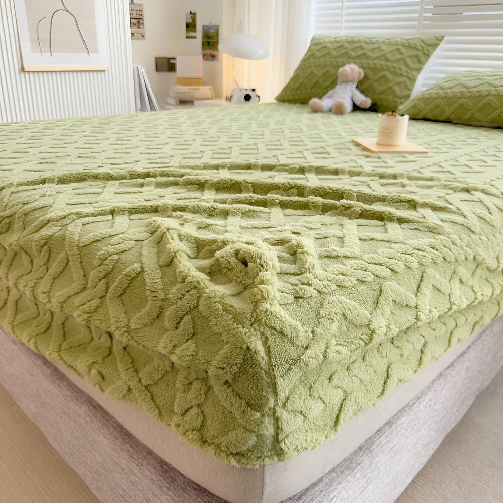 Sheet Set Velvet Sherpa Deep Pockets All-Season Comfort