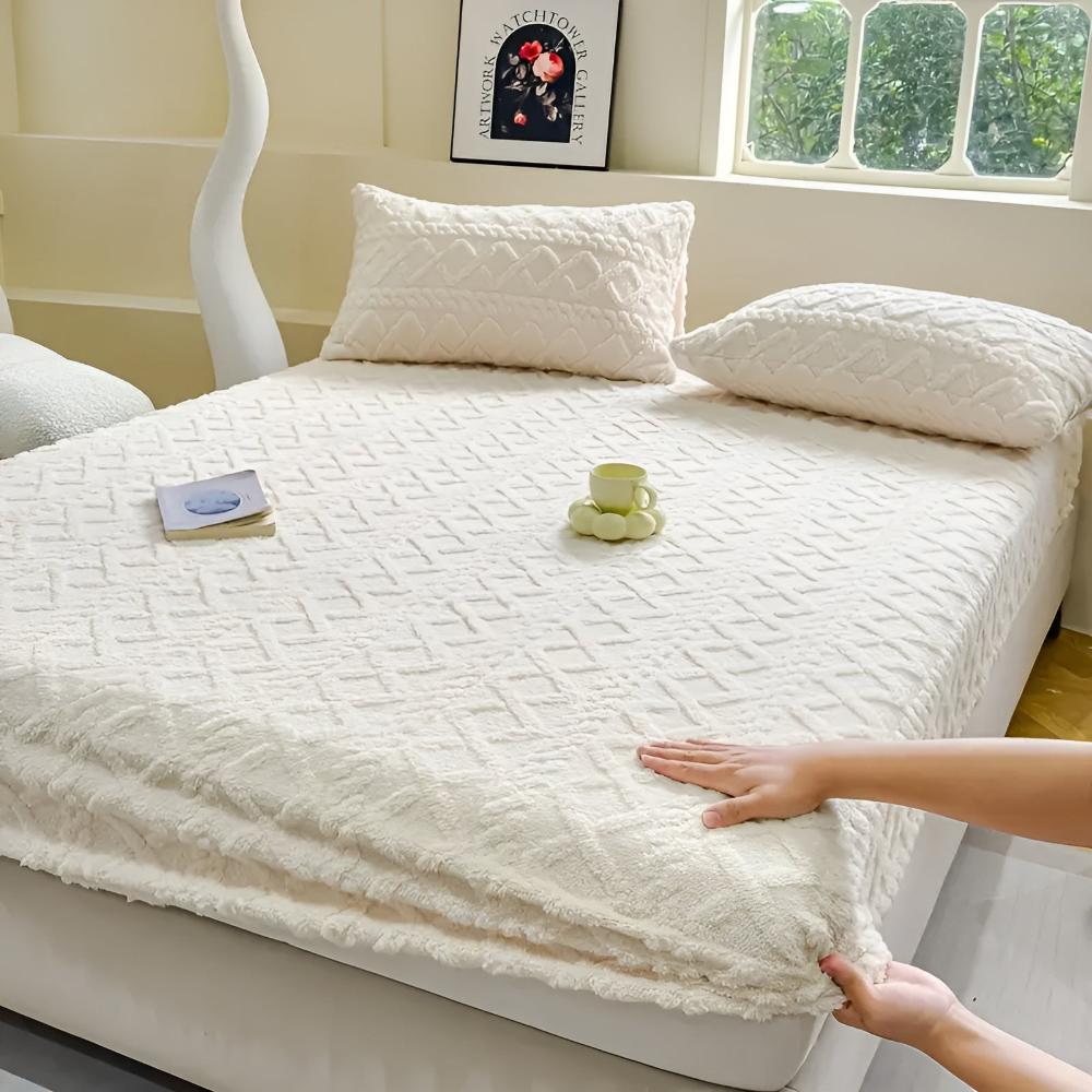 Sheet Set Velvet Sherpa Deep Pockets All-Season Comfort