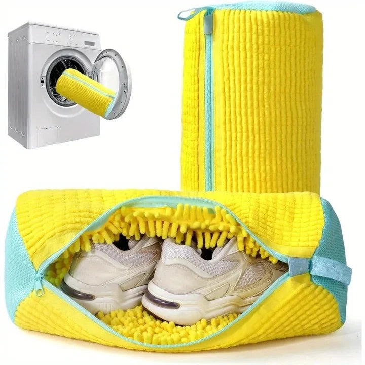 Shoe Washing Bag Cushioned Mesh Reinforced Zipper