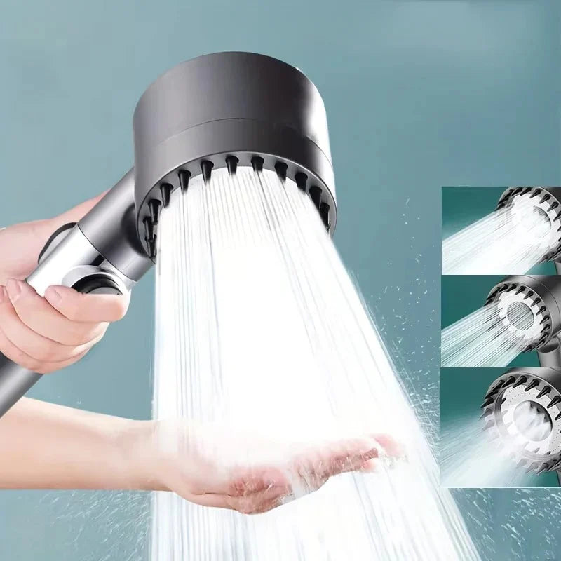 Shower Head 4-Mode Adjustable Built-In Filter