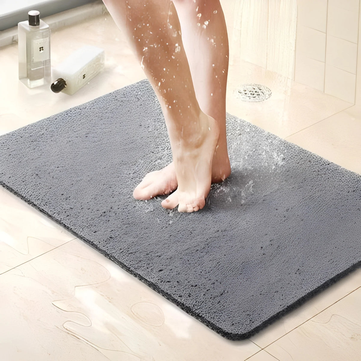 Shower Mat 120 Suction Cups Textured Non-Slip
