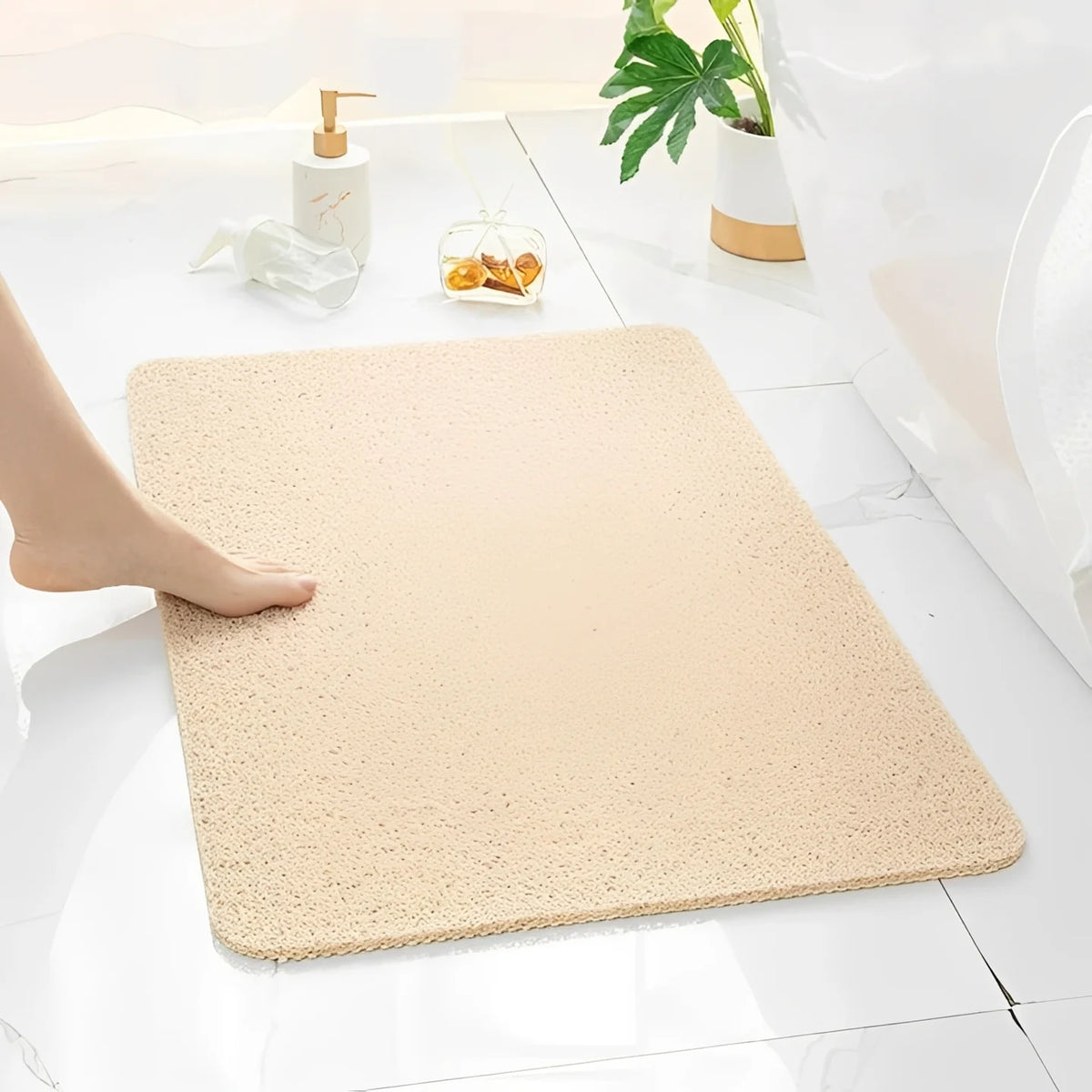 Shower Mat 120 Suction Cups Textured Non-Slip