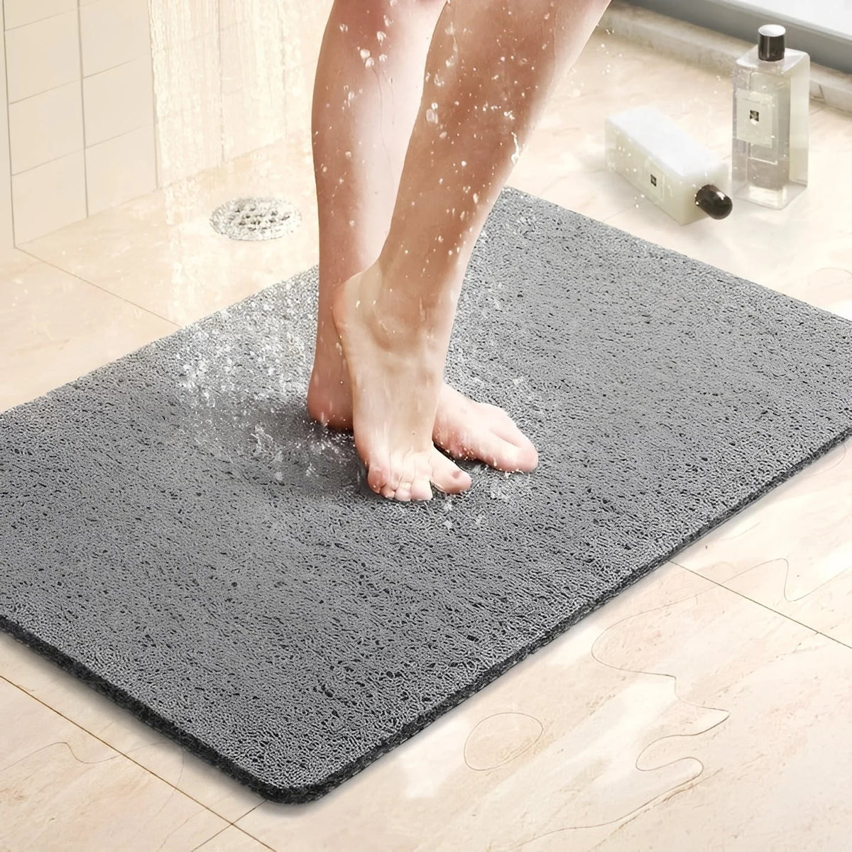 Shower Mat 120 Suction Cups Textured Non-Slip