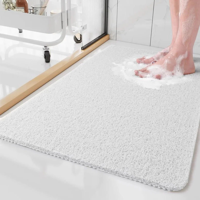 Shower Mat Non-Slip Loofah Texture Fast Drying