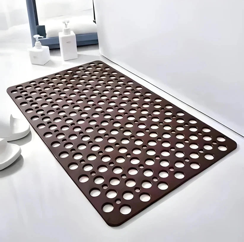 Shower and Bath Mat Textured Non-Slip Suction Backing