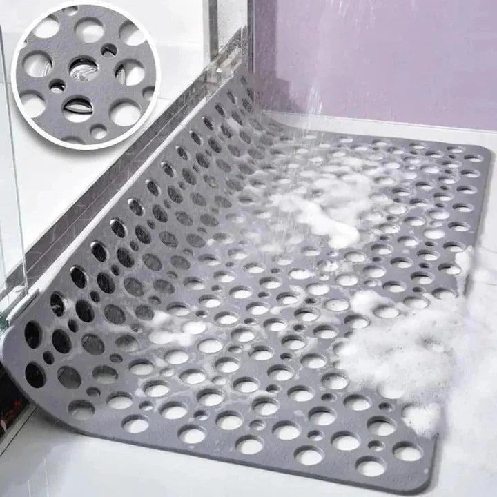 Shower and Bath Mat Textured Non-Slip Suction Backing