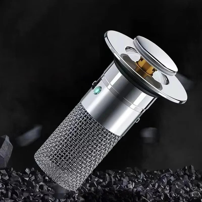 Sink Stopper Press-To-Seal Built-In Strainer