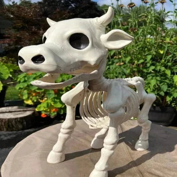 Skeleton Decoration Cow & Horse Realistic Weatherproof Resin