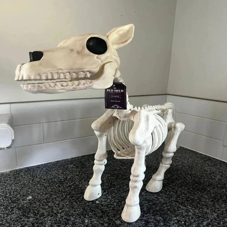 Skeleton Decoration Cow & Horse Realistic Weatherproof Resin