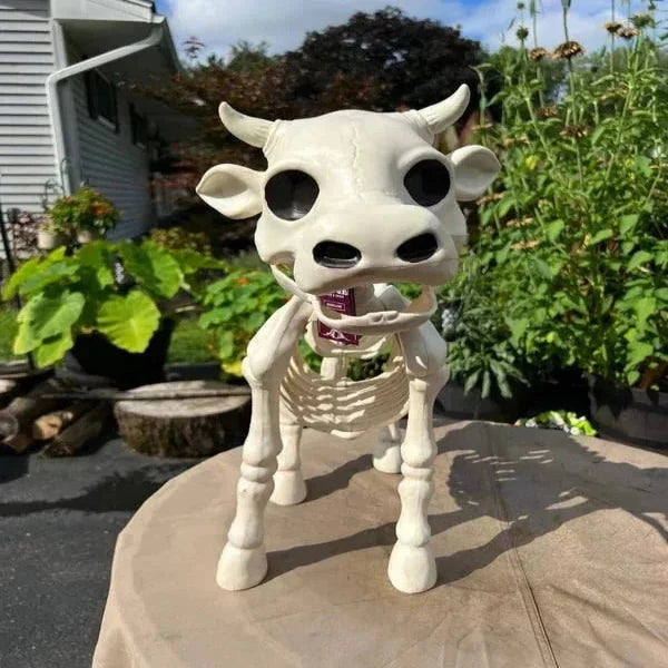 Skeleton Decoration Cow & Horse Realistic Weatherproof Resin