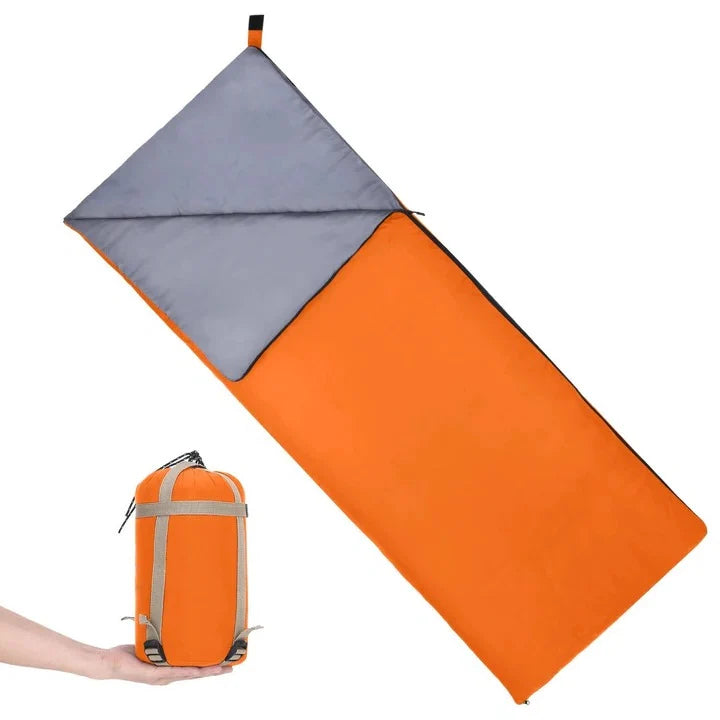 Sleeping Bag Lightweight Water-Resistant Nylon Convertible