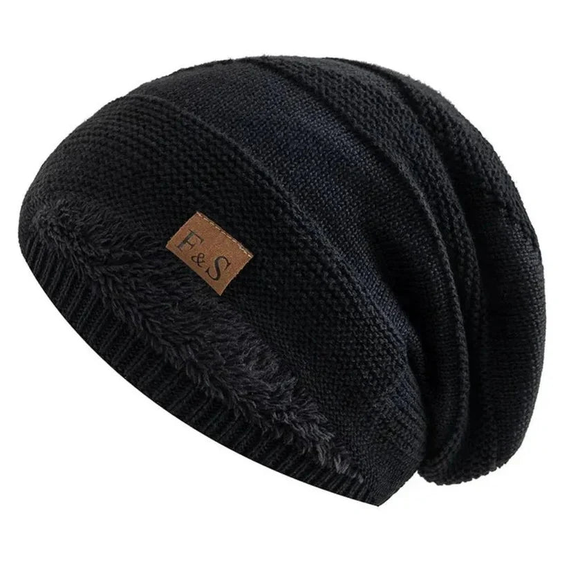 Slouch Beanie Lightweight Acrylic Form-Hugging Ear-Covering