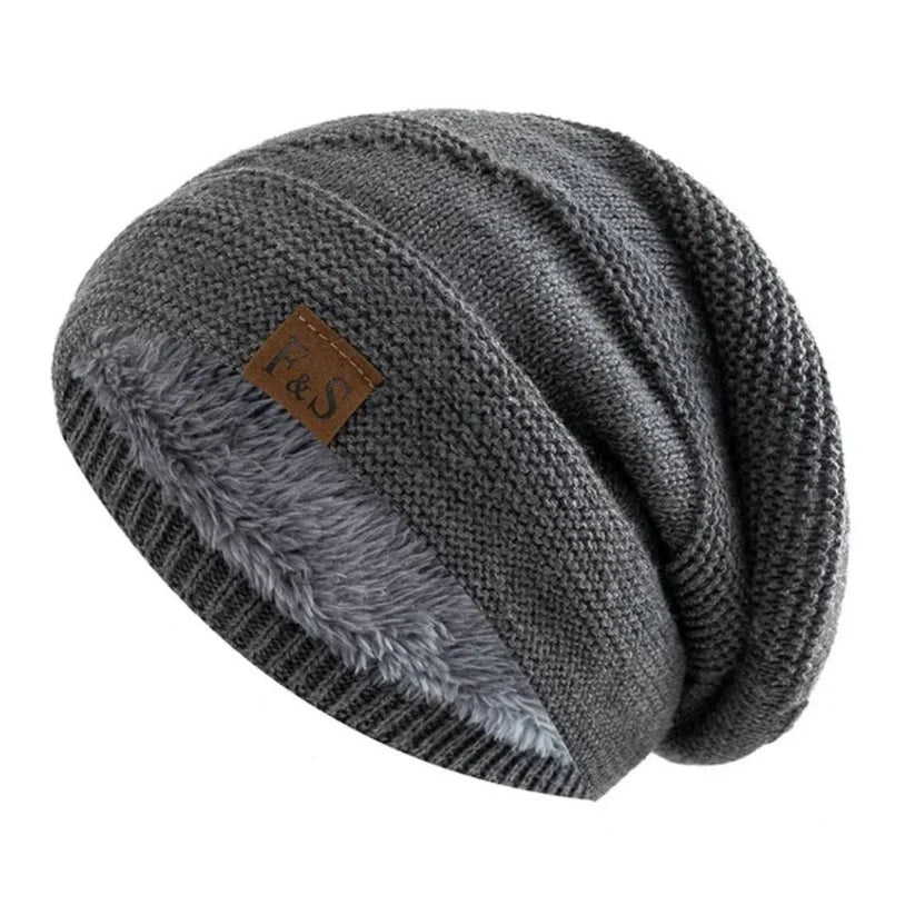 Slouch Beanie Lightweight Acrylic Form-Hugging Ear-Covering