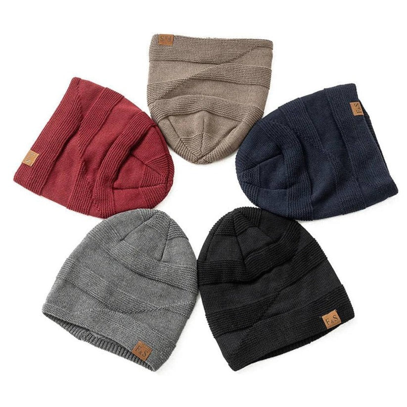Slouch Beanie Lightweight Acrylic Form-Hugging Ear-Covering