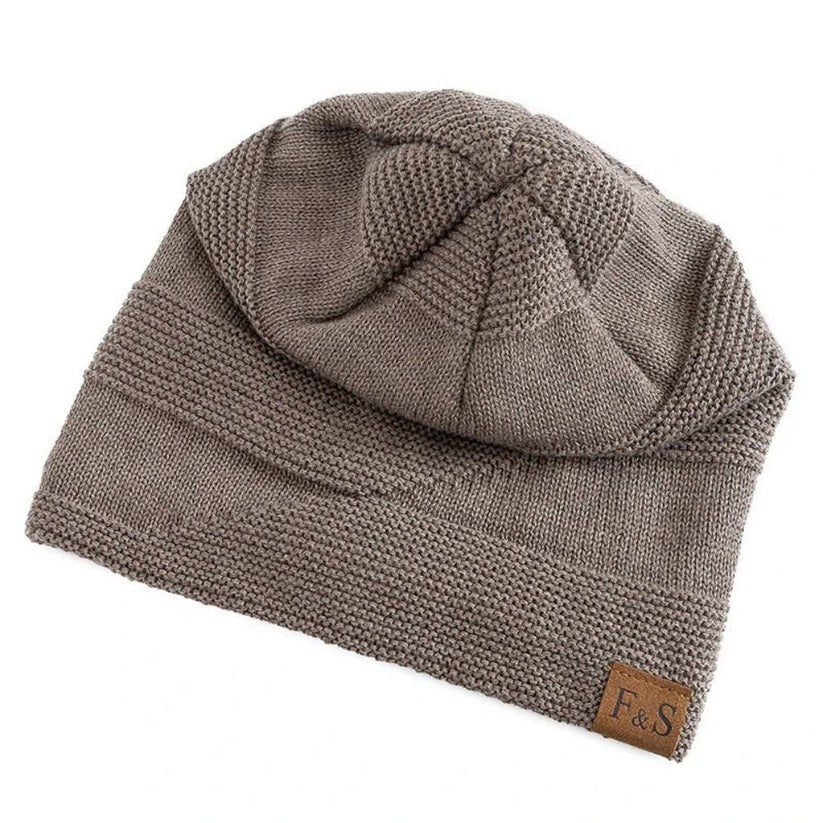 Slouch Beanie Lightweight Acrylic Form-Hugging Ear-Covering