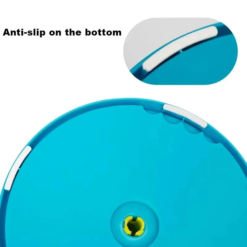 Slow Feeder Bowl Puzzle-Style Compartments Textured Non-Slip Base