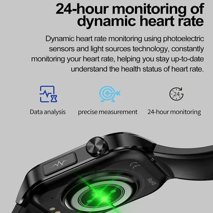 Smartwatch 2.04-Inch AMOLED Bluetooth Calling Activity Tracking