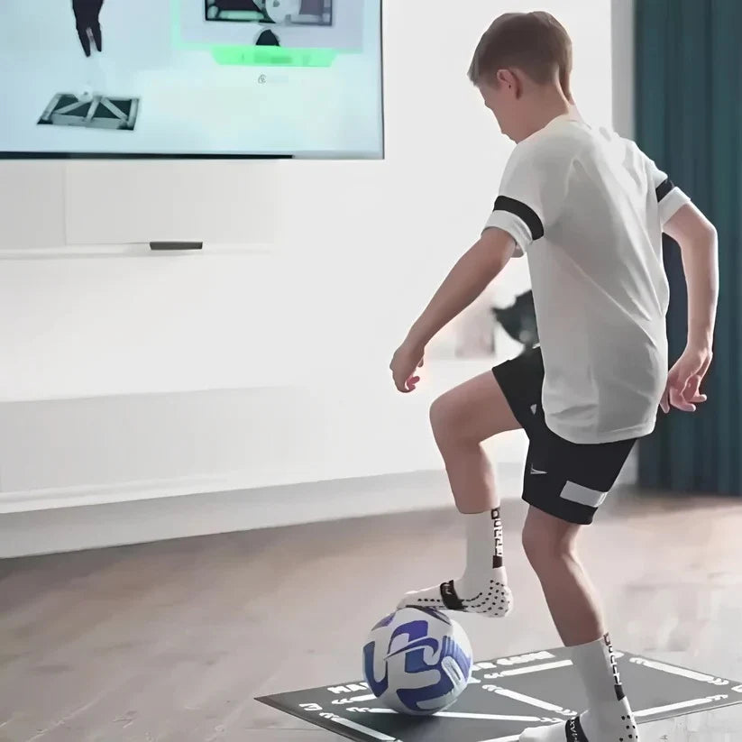Soccer Training Kit Compact Mat & Grip Socks