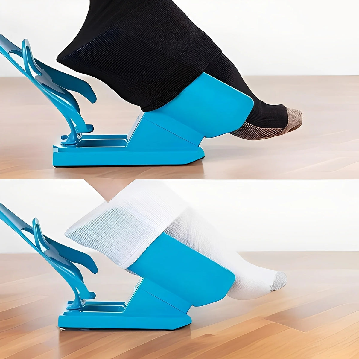 Sock Aid Foldable Handle Non-Slip Cradle & Shoehorn