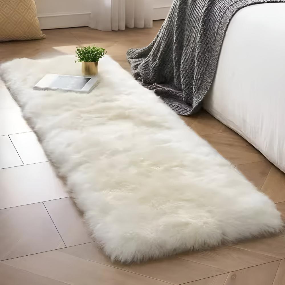 Sofa Cover Plush Faux Fur Anti-Slip Pet Hair Resistant